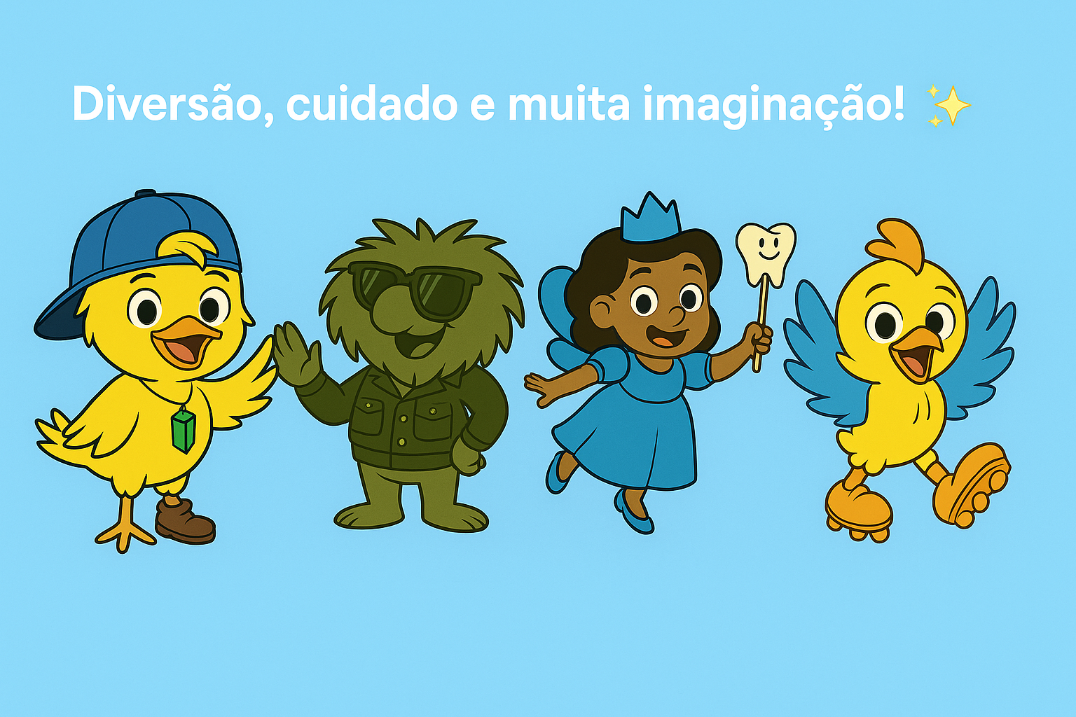 Banner de personagens Liro-Liro